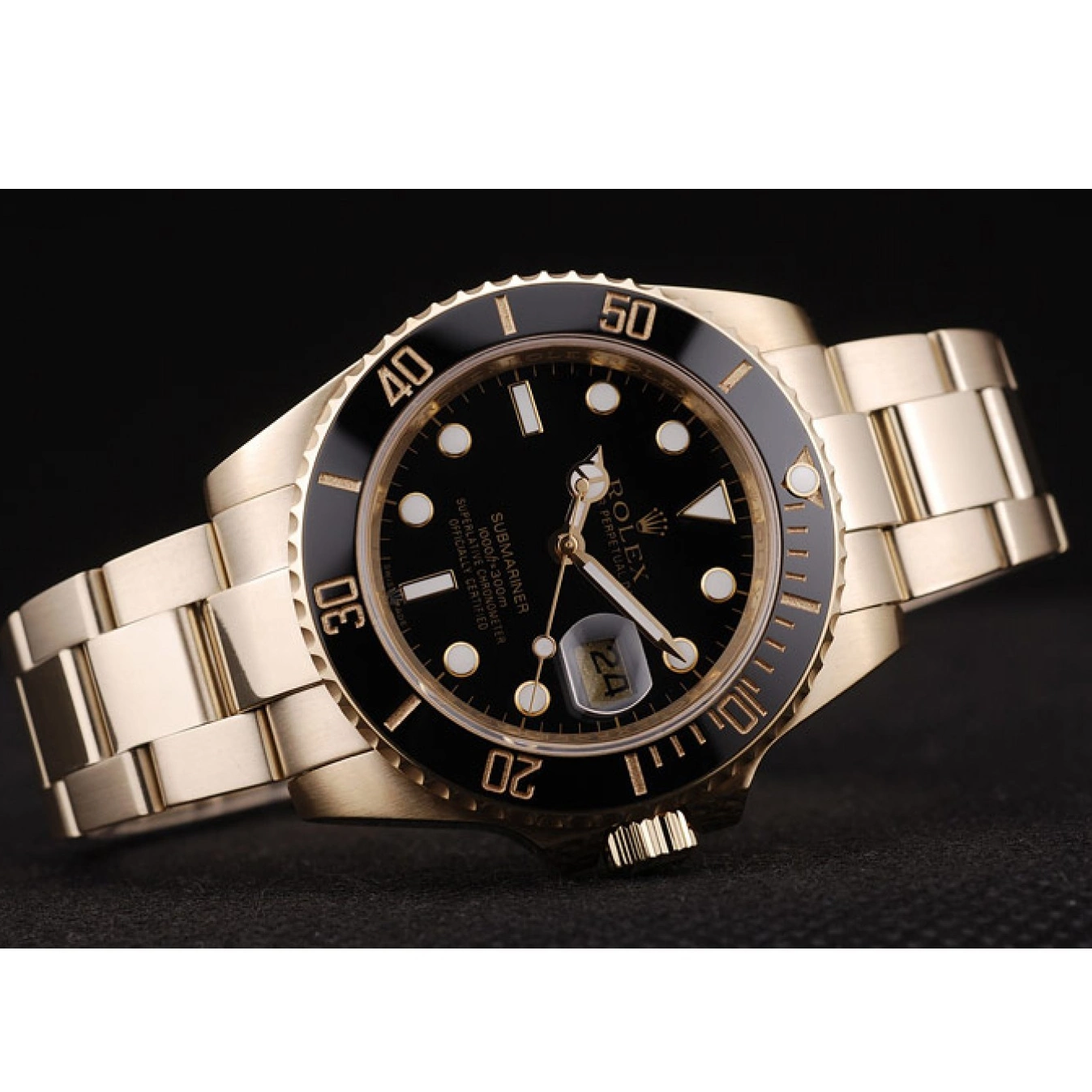 Rolex copies cheap Ceramic Submariner 98231 Black Bezel Rolex Dial Black 0629
